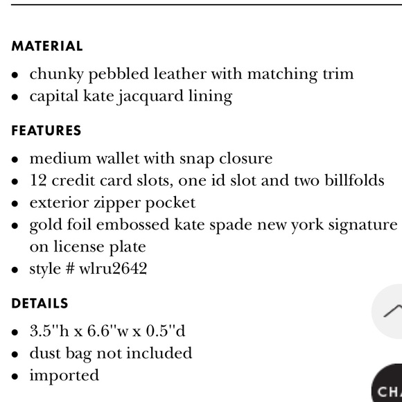 NWT KATE SPADE ♠️ BAY STREET STACY WALLET - Picture 7 of 8